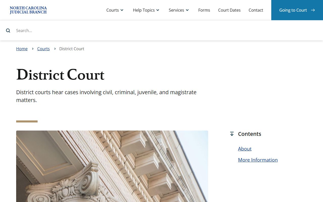 Wilson County District Court North Carolina District Court overview