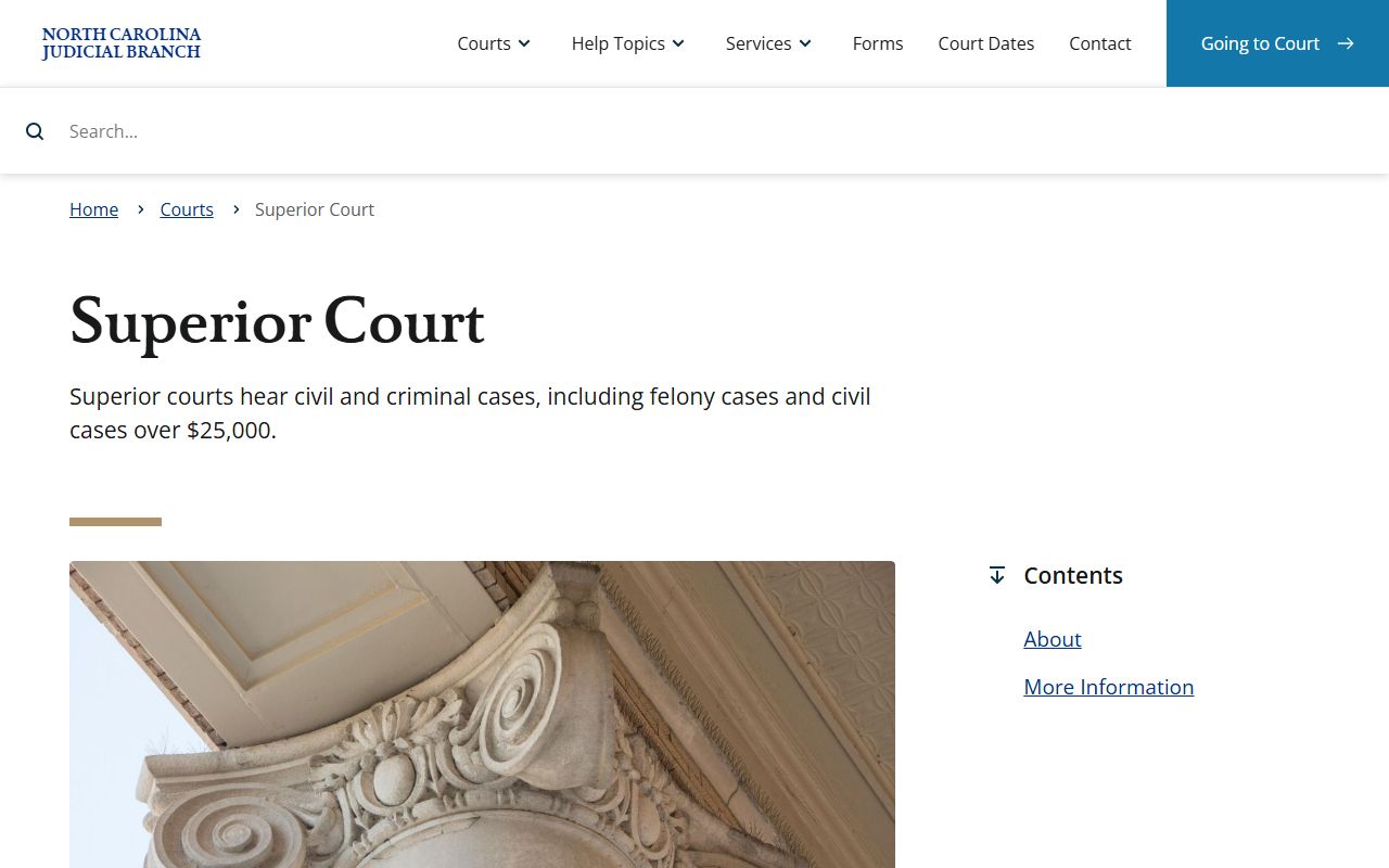 Wilson County District Court and Superior Court overview