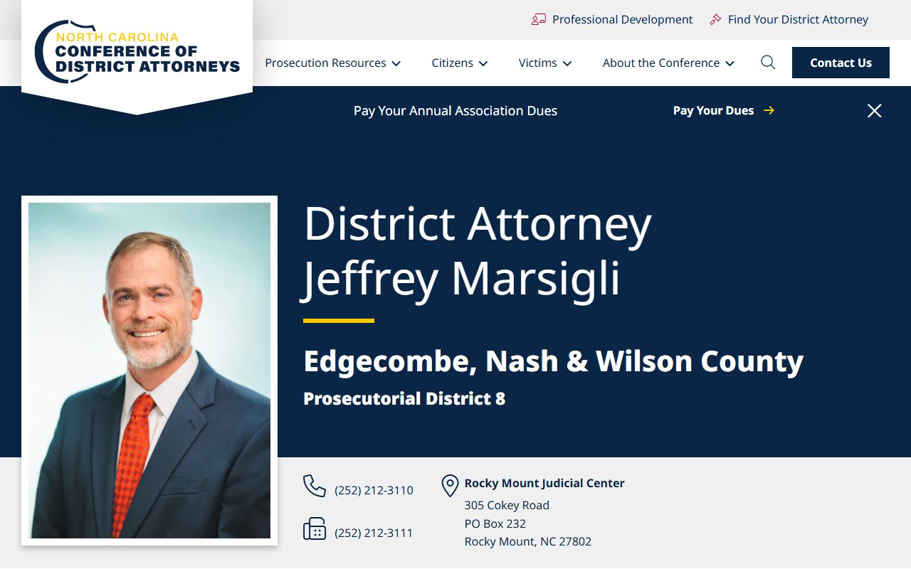 Wilson County District Court Prosecutorial District 8 page
