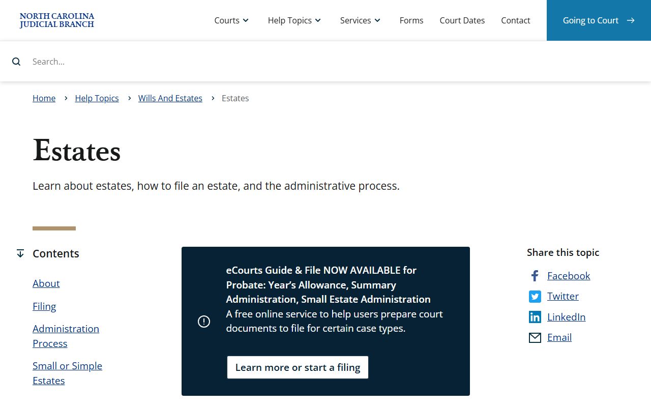 Wilson County probate records estate administration guidance